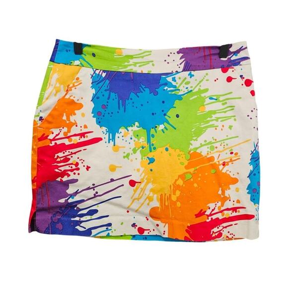 LoudMouth Drop Cloth StretchTech Skort Size 8 - Picture 2 of 7